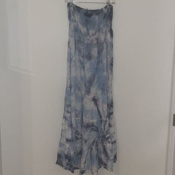 Tie Dye, Long, Strapless Swimsuit Coverup/ Dress NEW NWT - Picture 5 of 6